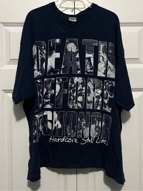 Death Before Dishonor Vintage 2000s Hardcore Band Tee